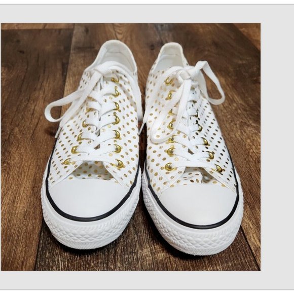 Converse CTAS Polka Dot Low Top Sneakers Shoes - Picture 5 of 12